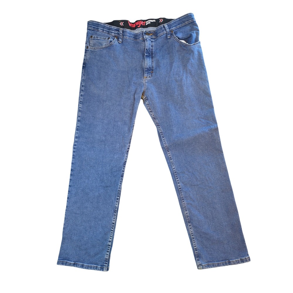 Wrangler Performance Series Straight Leg Blue Jeans Size 38x29